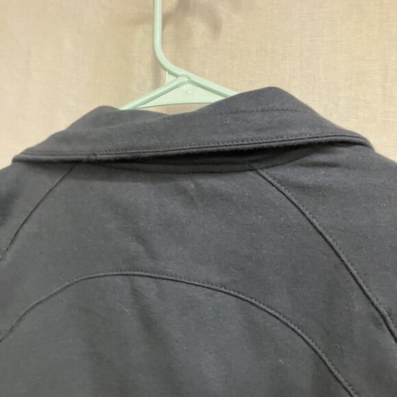 All in Motion Women's Small Black Core Fleece Pullover 1/2 Zip Sweatshirt Pocket - Picture 14 of 16